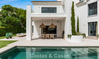 Modern Spanish luxury villa for sale on the second line of a golf course in a privileged residential area, Benahavis - Marbella 785772 