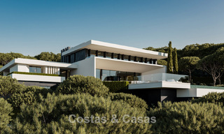 Architecturally designed new-build villas with panoramic sea views for sale in a secure urbanization in Benahavis - Marbella 785773 
