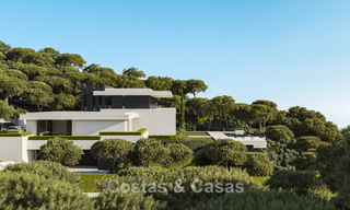 Architecturally designed new-build villas with panoramic sea views for sale in a secure urbanization in Benahavis - Marbella 785782 
