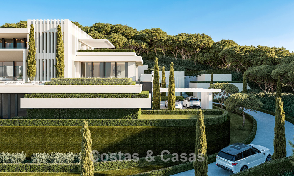High-end luxury villas with panoramic sea views, in a secured urbanization in Benahavis - Marbella 785785