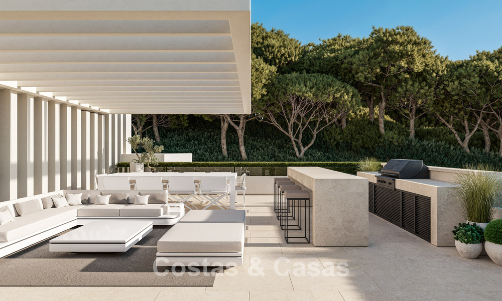 High-end luxury villas with panoramic sea views, in a secured urbanization in Benahavis - Marbella 785789
