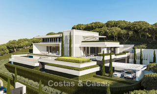 High-end luxury villas with panoramic sea views, in a secured urbanization in Benahavis - Marbella 785793 