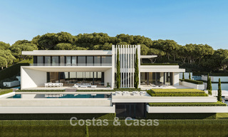 High-end luxury villas with panoramic sea views, in a secured urbanization in Benahavis - Marbella 785794 
