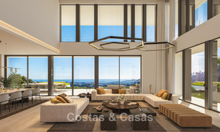 Prestigious villas with breathtaking panoramic sea views, located in a secured residential community in Benahavis - Marbella 785795 