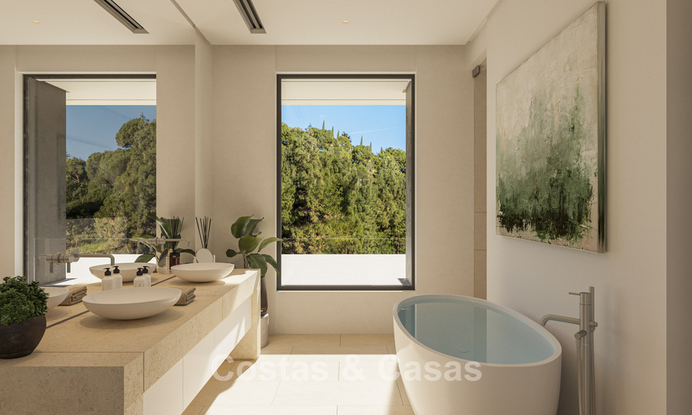 Prestigious villas with breathtaking panoramic sea views, located in a secured residential community in Benahavis - Marbella 785797