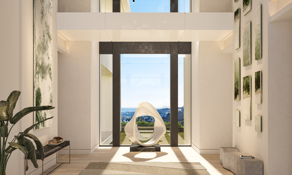 Prestigious villas with breathtaking panoramic sea views, located in a secured residential community in Benahavis - Marbella 785798