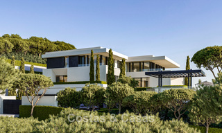 Prestigious villas with breathtaking panoramic sea views, located in a secured residential community in Benahavis - Marbella 785802 