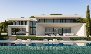 Prestigious villas with breathtaking panoramic sea views, located in a secured residential community in Benahavis - Marbella 785804 