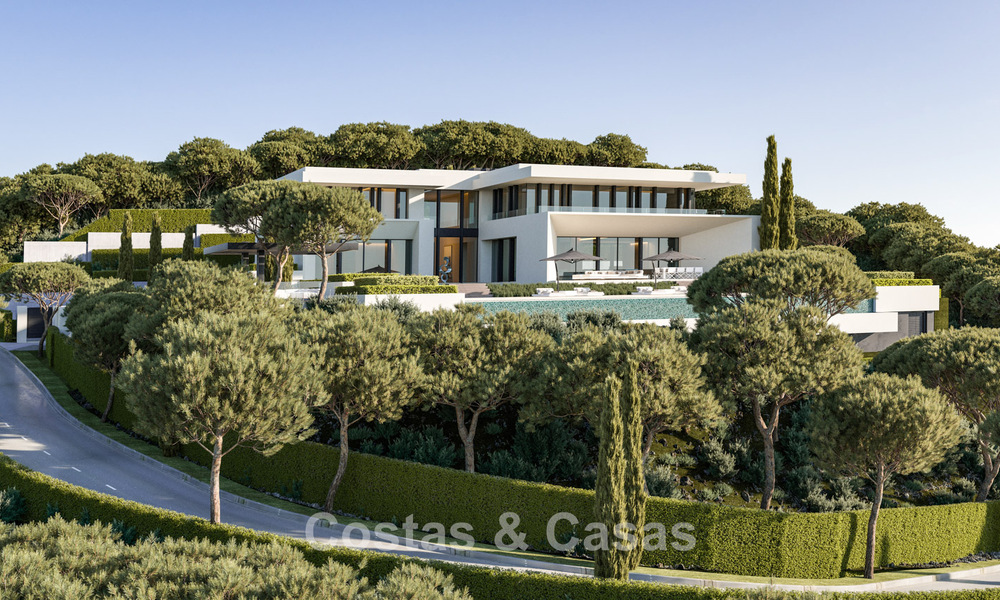 Prestigious villas with breathtaking panoramic sea views, located in a secured residential community in Benahavis - Marbella 785806