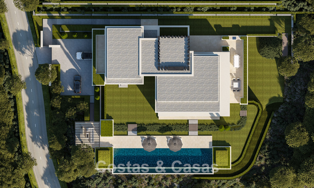 Prestigious villas with breathtaking panoramic sea views, located in a secured residential community in Benahavis - Marbella 785810