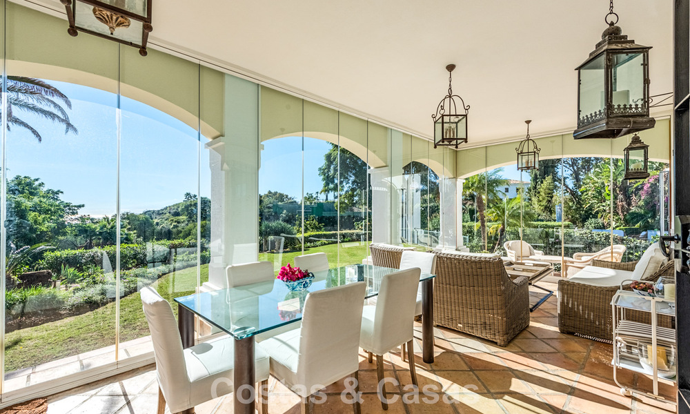 Outstanding luxury villa for sale in timeless Andalusian architecture, with sea views in Benahavis - Marbella 786045