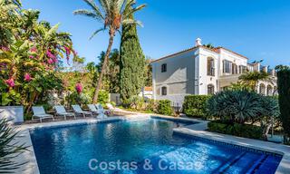Outstanding luxury villa for sale in timeless Andalusian architecture, with sea views in Benahavis - Marbella 786051 