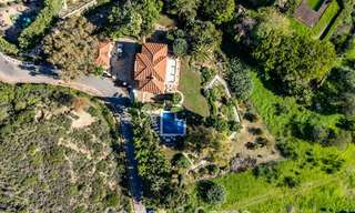 Outstanding luxury villa for sale in timeless Andalusian architecture, with sea views in Benahavis - Marbella 786058 