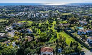 Outstanding luxury villa for sale in timeless Andalusian architecture, with sea views in Benahavis - Marbella 786059 