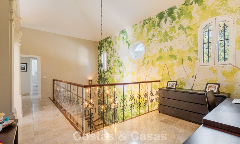Outstanding luxury villa for sale in timeless Andalusian architecture, with sea views in Benahavis - Marbella 786060
