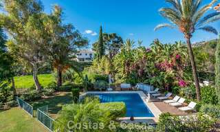 Outstanding luxury villa for sale in timeless Andalusian architecture, with sea views in Benahavis - Marbella 786066 