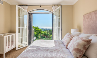 Outstanding luxury villa for sale in timeless Andalusian architecture, with sea views in Benahavis - Marbella 786078 