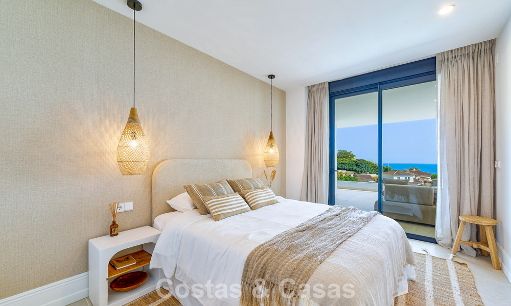 New apartments for sale in a prime location with sea views, between Benalmadena and Fuengirola, Costa del Sol 801808