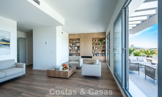 Move-in ready, brand new, modern, top-floor apartment for sale in a golf urbanization near Estepona town 785916 