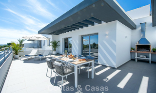 Move-in ready, brand new, modern, top-floor apartment for sale in a golf urbanization near Estepona town 785917 