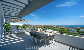 Move-in ready, brand new, modern, top-floor apartment for sale in a golf urbanization near Estepona town 785918