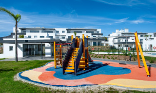 Move-in ready, brand new, modern, top-floor apartment for sale in a golf urbanization near Estepona town 785935 