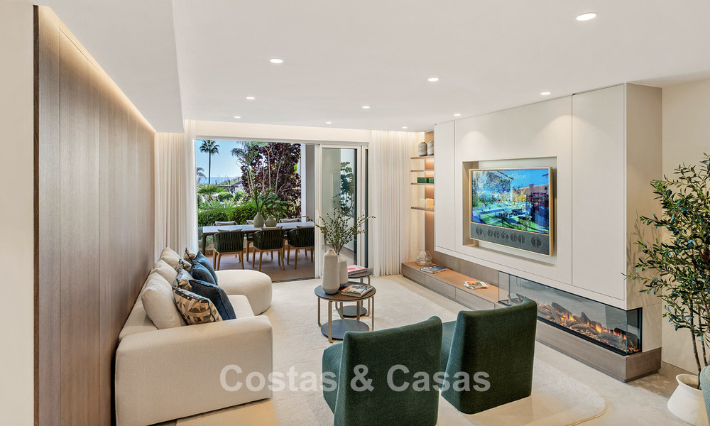 Move-in ready, luxury beachfront apartment for sale on the New Golden Mile between Marbella and Estepona 785960