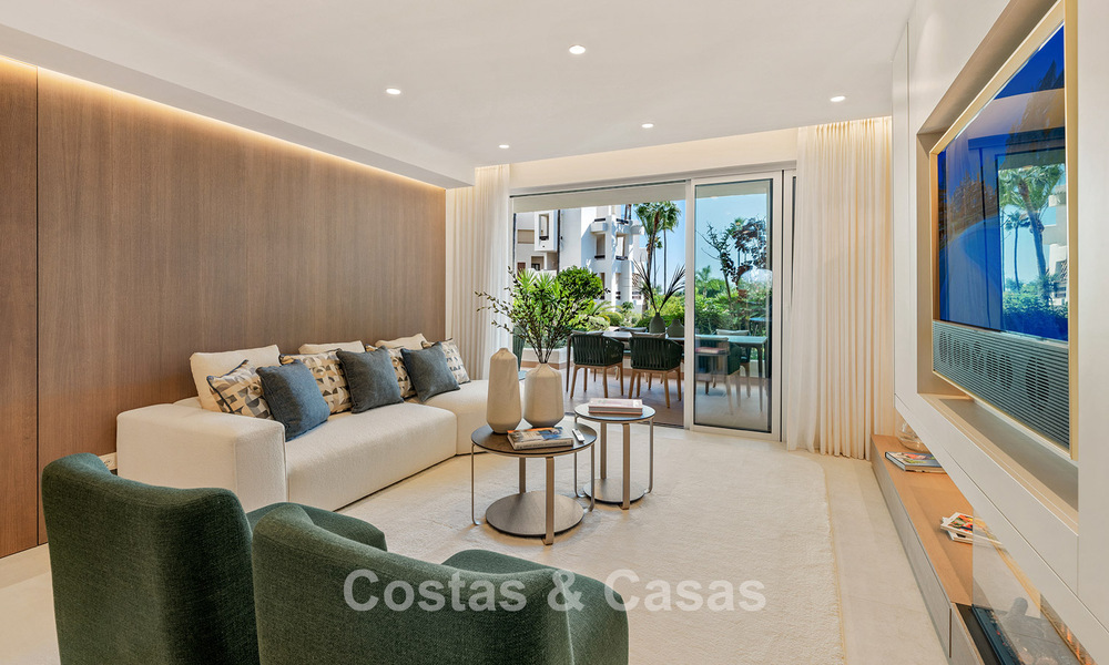Move-in ready, luxury beachfront apartment for sale on the New Golden Mile between Marbella and Estepona 785961