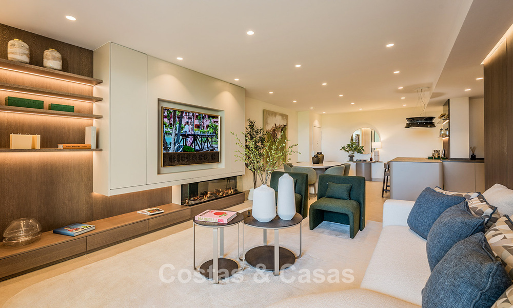 Move-in ready, luxury beachfront apartment for sale on the New Golden Mile between Marbella and Estepona 785967