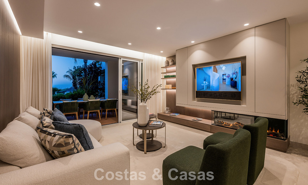 Move-in ready, luxury beachfront apartment for sale on the New Golden Mile between Marbella and Estepona 785979