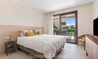 Ground floor corner apartment with a huge private garden for sale in a golf resort in the hills of Marbella - Benahavis 785902 