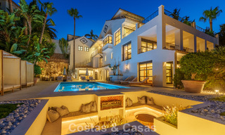 Stately luxury villa for sale in a desirable residential area in the heart of Nueva Andalucia, Marbella 785841 