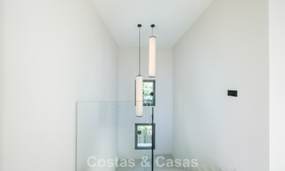 Move-in ready, new-build villa with contemporary architecture for sale with sea viewa and within walking distance of the beach in Estepona 786252 