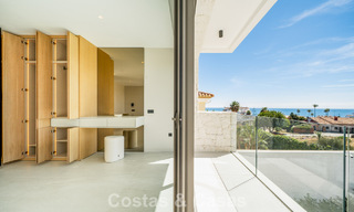 Move-in ready, new-build villa with contemporary architecture for sale with sea viewa and within walking distance of the beach in Estepona 786263 