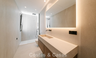 Move-in ready, new-build villa with contemporary architecture for sale with sea viewa and within walking distance of the beach in Estepona 786264 