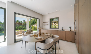 Move-in ready, new-build villa with contemporary architecture for sale with sea viewa and within walking distance of the beach in Estepona 786278 