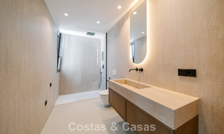 Move-in ready, new-build villa with contemporary architecture for sale with sea viewa and within walking distance of the beach in Estepona 786279 