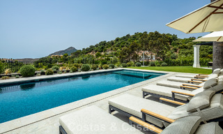 Sublime boutique villa for sale, surrounded by lush greenery in the exclusive La Zagaleta resort in Marbella - Benahavis 786165 