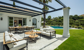 Sublime boutique villa for sale, surrounded by lush greenery in the exclusive La Zagaleta resort in Marbella - Benahavis 786169 
