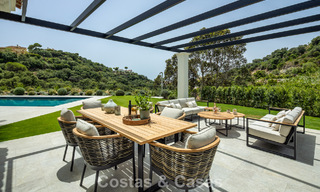 Sublime boutique villa for sale, surrounded by lush greenery in the exclusive La Zagaleta resort in Marbella - Benahavis 786170 