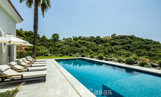 Sublime boutique villa for sale, surrounded by lush greenery in the exclusive La Zagaleta resort in Marbella - Benahavis 786171 