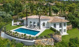 Sublime boutique villa for sale, surrounded by lush greenery in the exclusive La Zagaleta resort in Marbella - Benahavis 786176 
