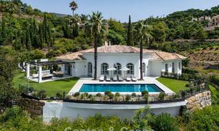 Sublime boutique villa for sale, surrounded by lush greenery in the exclusive La Zagaleta resort in Marbella - Benahavis 786177 