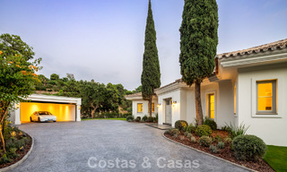 Sublime boutique villa for sale, surrounded by lush greenery in the exclusive La Zagaleta resort in Marbella - Benahavis 786182 