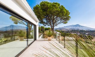 Spacious villa with sea views and a separate guest apartment for sale in El Madroñal in Benahavis - Marbella 786427 