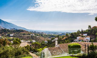 Spacious villa with sea views and a separate guest apartment for sale in El Madroñal in Benahavis - Marbella 786429 