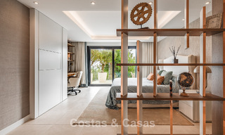 Spacious villa with sea views and a separate guest apartment for sale in El Madroñal in Benahavis - Marbella 786437 