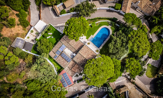 Spacious villa with sea views and a separate guest apartment for sale in El Madroñal in Benahavis - Marbella 786469 