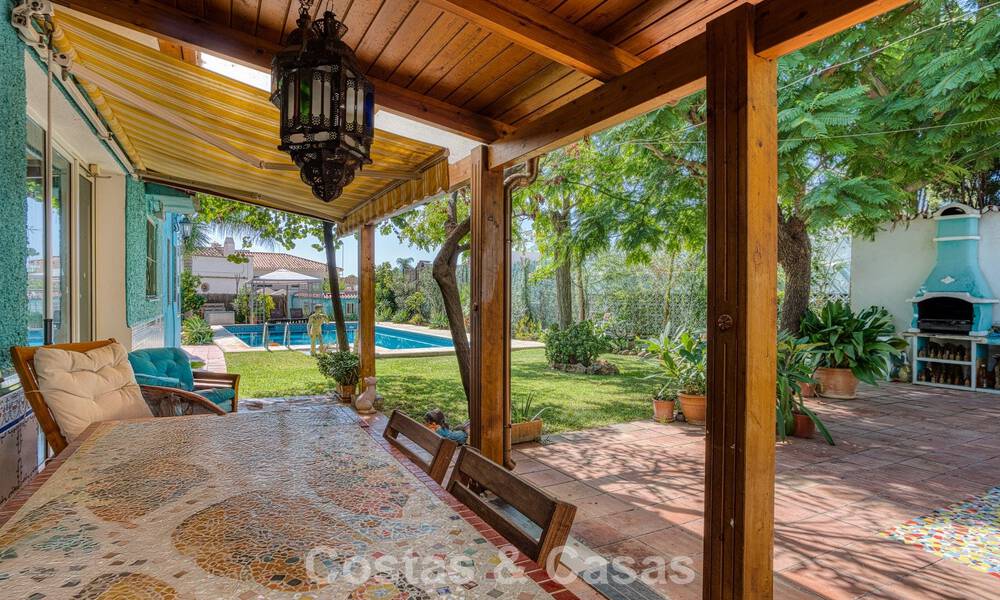 Unique, spacious single-story house with many possibilities, centrally located in Marbella town 786525