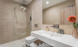 Move-in ready, modernist duplex penthouse with sea views for sale in Marbella East 786495 